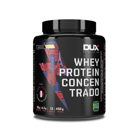 Whey Protein Concentrado Sabores do Mundo Dux Nutrition Crème