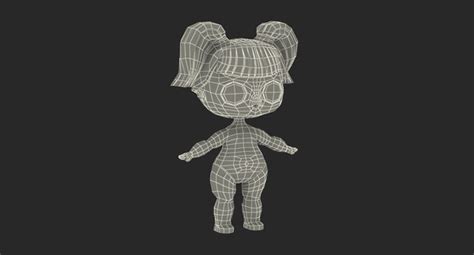 3D Lol Doll Nude Model TurboSquid 1417913