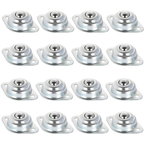 16 Pcs 1 Inch Roller Ball Transfer Bearing Flange Australia Ubuy