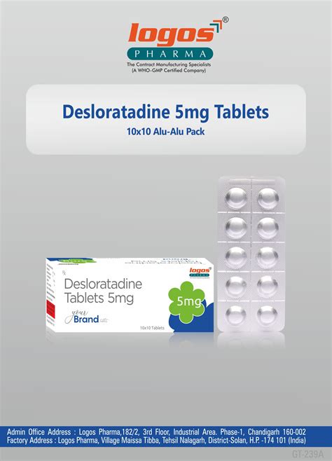 Desloratadine 5 Mg Tablet Logos Pharma