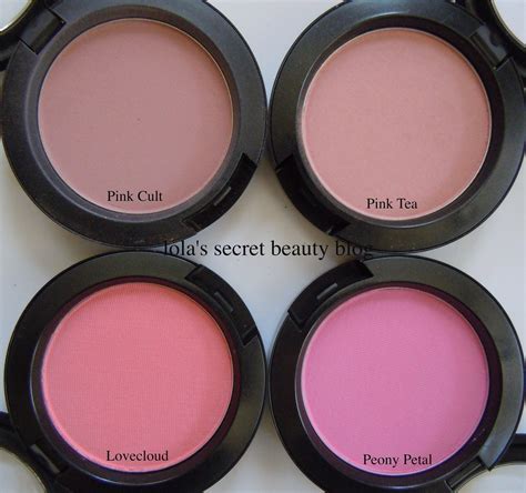 Lolas Secret Beauty Blog Mac Blushes Pink Cult Pink Tea Lovecloud