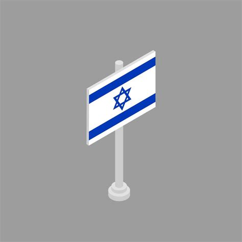 Illustration of Israel flag Template 13257241 Vector Art at Vecteezy