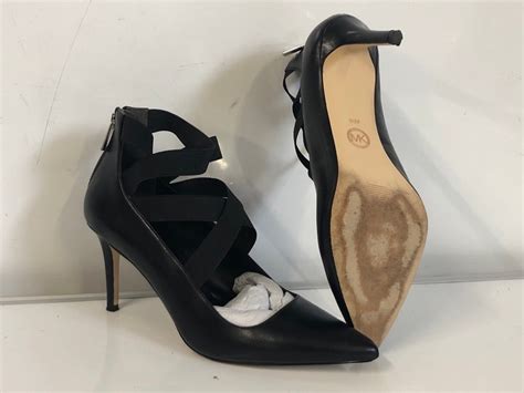 John Pye Auctions Michael Kors Viva Pump Leather Heels In Black