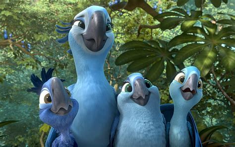 HD wallpaper: birds, blue, cartoon, movie, rio 2 | Wallpaper Flare