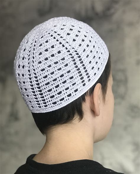 Short Crochet Summer Kufi Hat Unisex Inspire Uplift