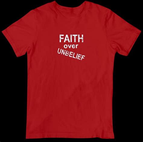 Faith Over Fear Christian T Shirt Etsy