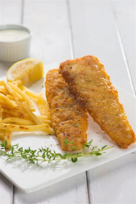 Fish And Chips Fried Fish Fillet With French Fries Stock Image Image