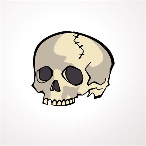 Premium Vector Halloween Skull