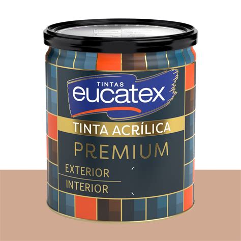 Tinta Acr Lica Semi Brilho Eucatex Rosa Queimado Ml Loja Online