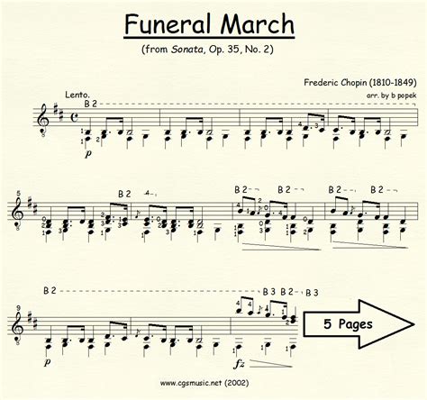 Funeral March from Sonata Op. 35 #2 by Chopin | cgsmusic