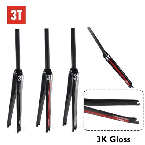3t 700c Road Bike 3k Full Carbon Fiber Front Fork Bike Bike Parts Bike