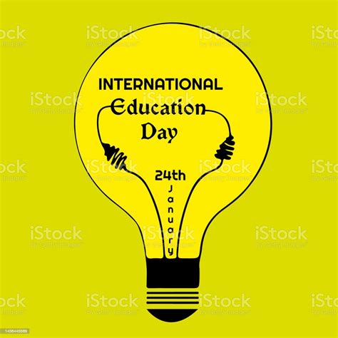 International Day Of Education Vector Illustration International ...