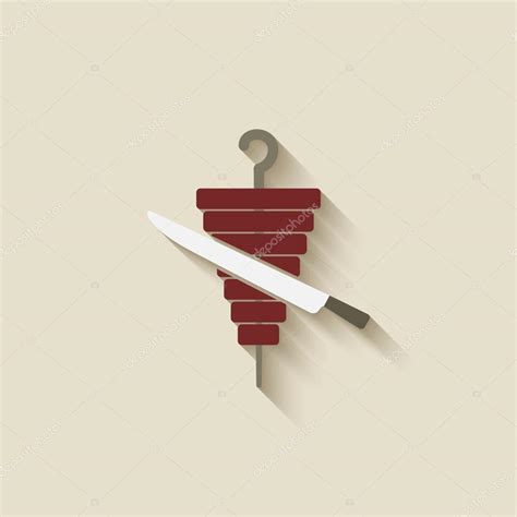 Doner Kebab Design Element — Stock Vector © Natbasil 51267843