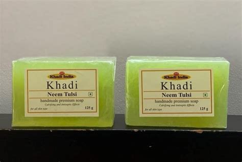 Neem Tulsi Handmade Khadi Soap Set Packaging Type Laminated Paper At ₹ 27 Piece In New Delhi