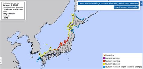 Japan is bracing for a tsunami with waves as high as 10 feet after more ...