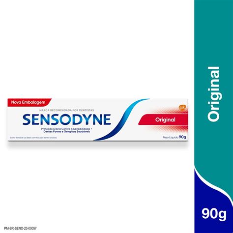 Sensodyne Original Creme Dental Para Dentes Sensíveis 90g Pague Menos