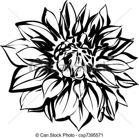 chrysanthemum clip art black white 20 free Cliparts | Download images ...