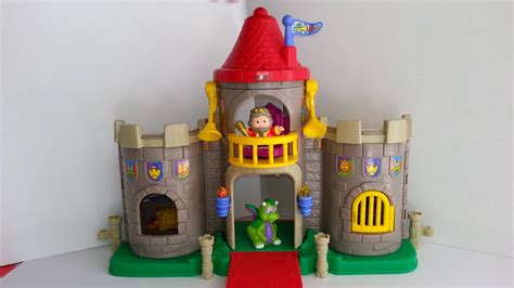 Fisher Price Lil Kingdom Castle Little People Wsound Youtube