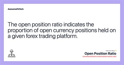 Open Position Ratio Awesomefintech Blog