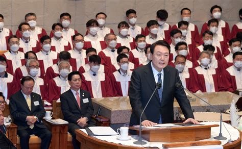 한국기독일보 윤석열 대통령 2023 한국교회 부활절 연합예배 축사 전문