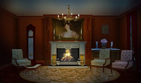 Int Victorian Living Room Night Episode Life