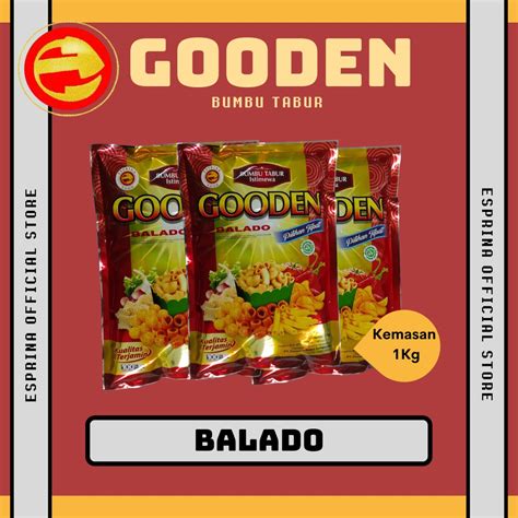 Jual Bumbu Tabur Gooden Rasa Balado Balado Balado Bubuk