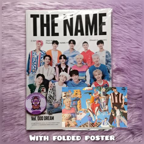 Seventeen The Name Photobook Vol Odd Dream With Folded Poster Hobbies