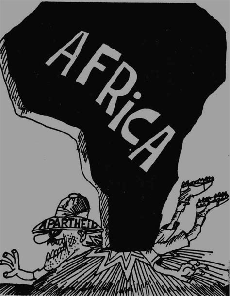 Anti Apartheid Cartoon