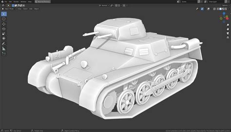 3D Model Pzkpfw I Tank Base Mesh VR AR Low Poly CGTrader