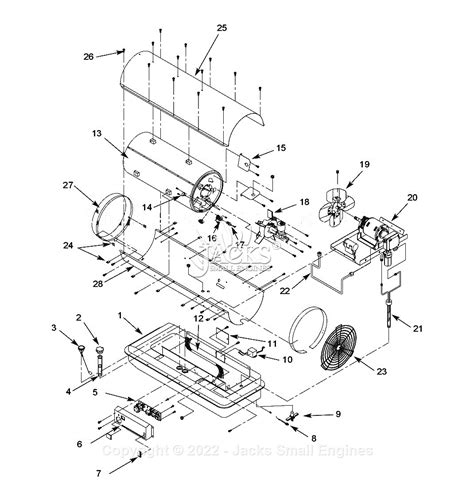 Torpedo Heater Parts Diagram Torpedo Heater Dayton Grainger