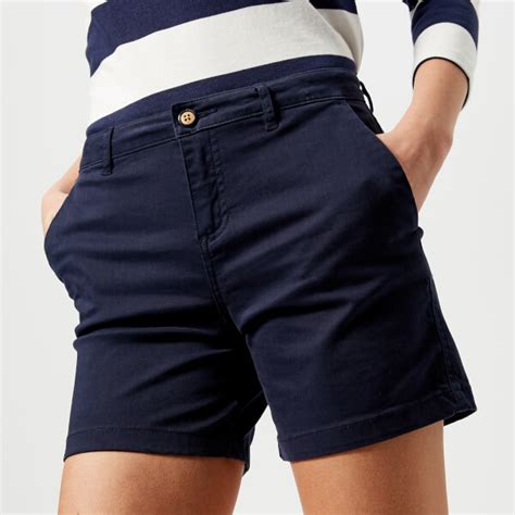 Joules Womens Cruise Chino Shorts French Navy Womens Clothing