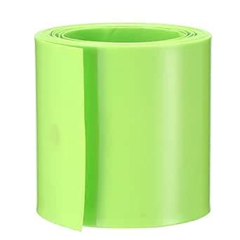 Uxcell Battery Wrap PVC Heat Shrink Tubing 50mm Flat Width For 18650