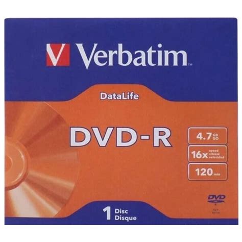 Диск DVD-R Verbatim DataLife 43844(4.7Gb 16x) купить в Бресте, цена