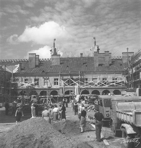 Zamek Lubelski Odbudowa 1954 R Lublin Fotografia Teatr Nn