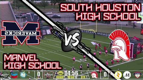 Manvel High School South Houston High School Varsity Football Youtube