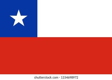 Chile Flag Official Colors Aspect Ratio Stock Vector (Royalty Free ...