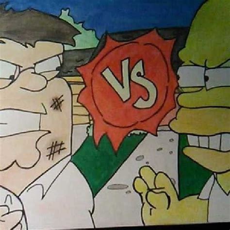 Peter Griffin Vs Homer Simpson