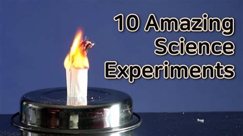 10 Amazing Science Experiments 건빵박사의 신기한 과학실험 10가지 Ep1 Youtube