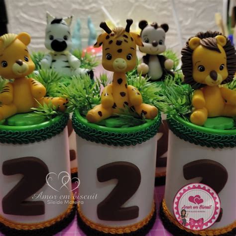 Cofrinhos Personalizados Lembrancinha Safari Baby Elo