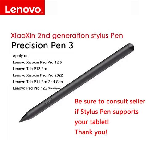 Original Lenovo Precision Pen 2 Stylus Legion Y700 2023 Stylus