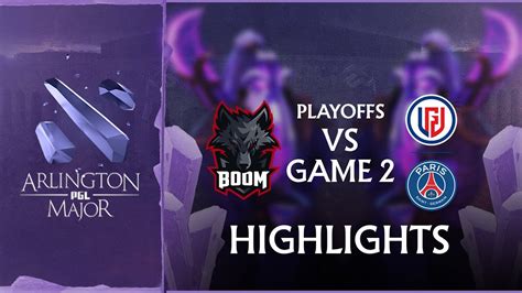 Game Highlights Boom Rivalry Vs Psg Lgd Bo Arlington Major Play