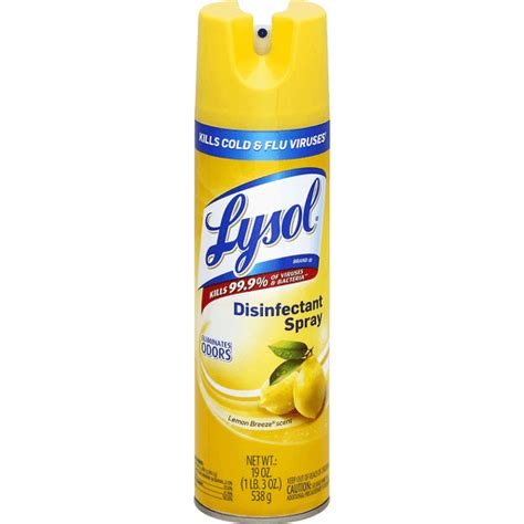 Lysol Disinfectant Spray, Lemon Breeze | Cleaning | Foodtown