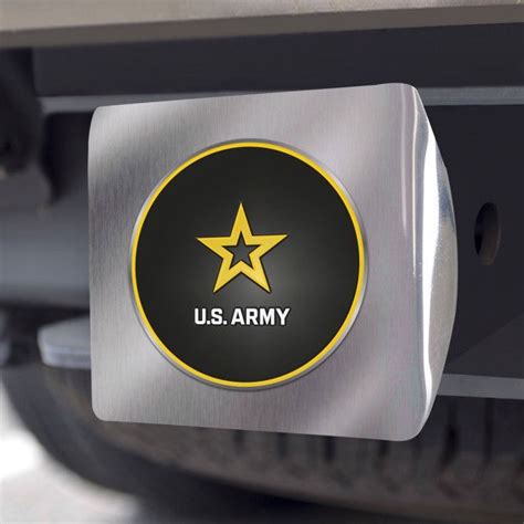Us Army Hitch Cover Chromeyellow