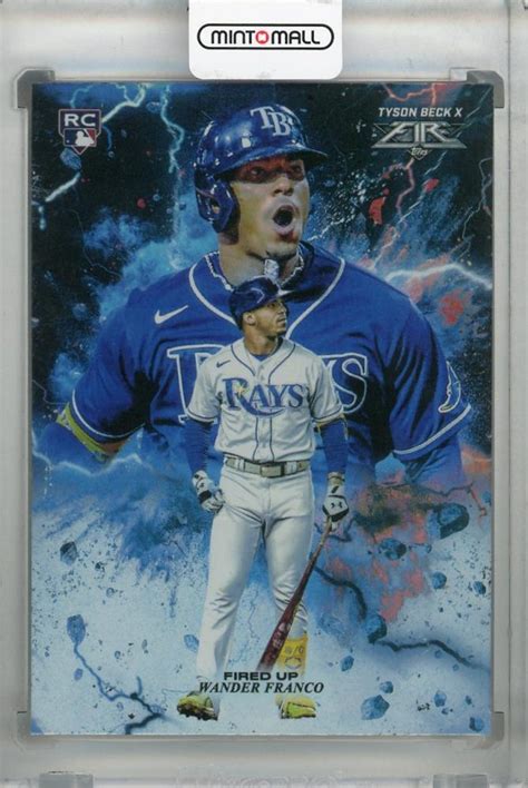 Mint Topps Fire Tampa Bay Rays Wander Franco Fired