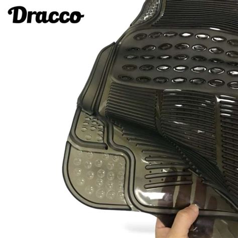 Jual Karpet Mobil Karet Baris Bening Smoke Hitam Premium Tebal Dracco