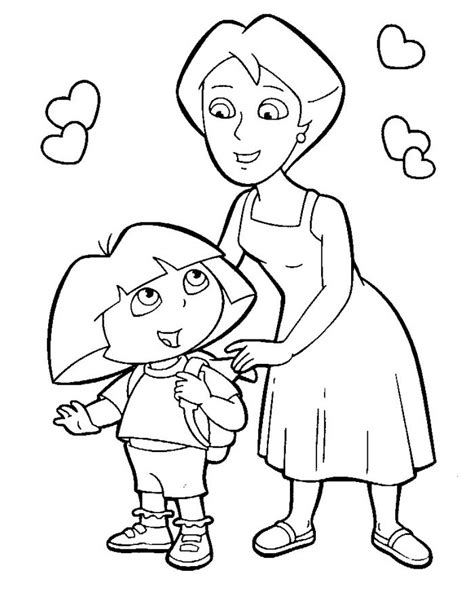 Dora The Explorer Cartoons Printable Coloring Pages Sexiz Pix Sexiz Pix