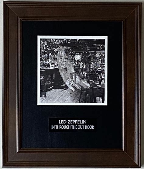 Sold Price Led Zeppelin In Through The Out Door Album Art September