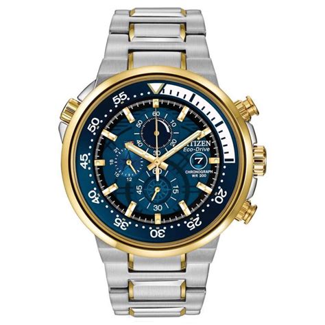 Mens Citizen Eco Drive Endeavor Blue Dial Watch Reeds Jewelers