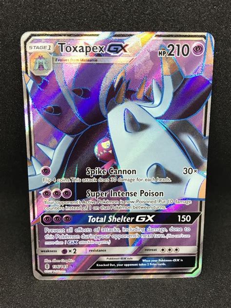 Toxapex GX Full Art Pokemon Karte Kaufen Auf Ricardo