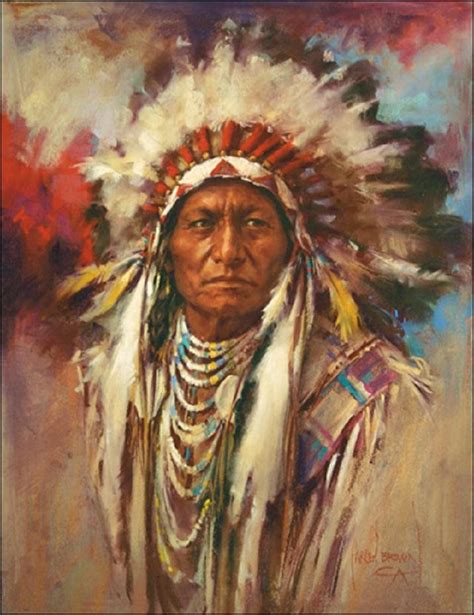 Native American Indian Chief Sitting Bull Portr 284248768 ᐈ Köp På Tradera